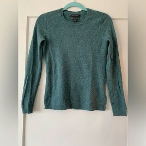 Tahari 100% Cashmere Sweater — size small teal
